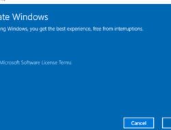 Cara Aktivasi Windows 10