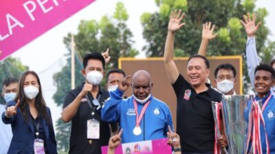 Bupati dan Pejabat Pemkab Barut Hadiri Penutupan Piala Pertiwi