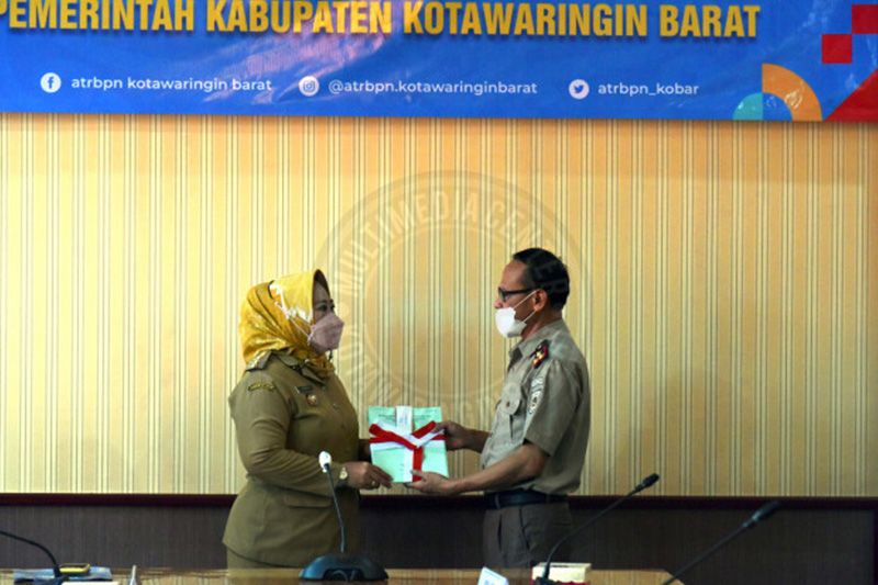 Bupati Apresiasi BPN Bantu Pemkab Kobar Sertifikasi Aset