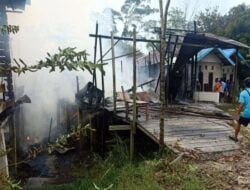 Dua Rumah di Gumas Terbakar Diduga Dipicu Kompor Gas