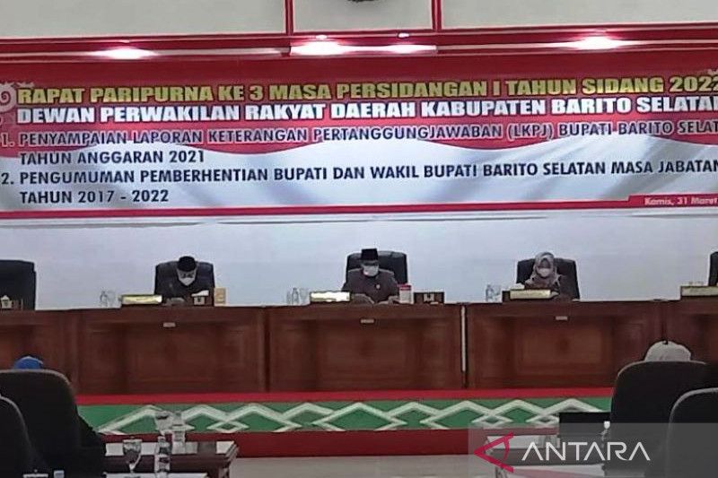 Jabatan Bupati Barsel Berakhir 22 Mei, DPRD Adakan Sidang Paripurna