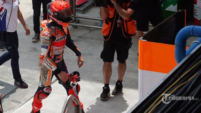 Empat Kali Crash, Gangguan Penglihatan Marc Marquez Kambuh Sepulang Dari MotoGP Mandalika 2022