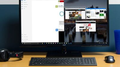 Cara Membagi Desktop Komputer Menjadi 2 Area Kerja