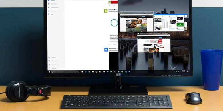 Cara Membagi Desktop Komputer Menjadi 2 Area Kerja