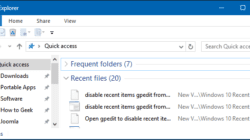 Cara Menghilangkan Recent File di Windows 10