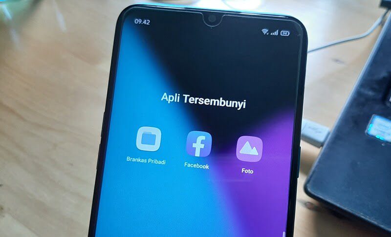 cara menyembunyikan aplikasi di hp Realme