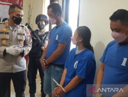 Tiga pemilik Sabu Empat Kilogram Jaringan Antar Provinsi Diringkus Polres Lamandau