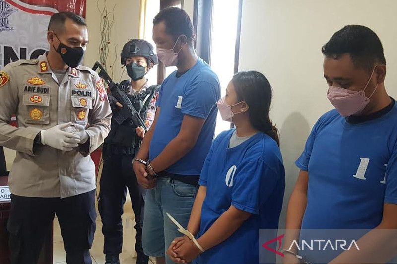 Tiga pemilik Sabu Empat Kilogram Jaringan Antar Provinsi Diringkus Polres Lamandau