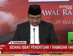 Pemerintah Tetapkan 1 Ramadan 1443 H Jatuh Pada Minggu 3 April 2022 Pemerintah Tetapkan 1 Ramadan 1443 H Jatuh Pada Minggu 3 April 2022