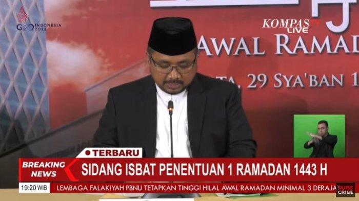 Pemerintah Tetapkan 1 Ramadan 1443 H Jatuh Pada Minggu 3 April 2022