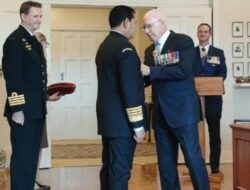 KSAL Laksamana Yudo Margono Terima Bintang Kehormatan Member Of A Knight Of The Order Of Australia