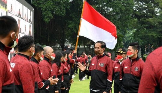 Presiden Joko Widodo Berharap Indonesia Bisa Tembus Tiga Besar Di Peringkat SEA Games Vietnam
