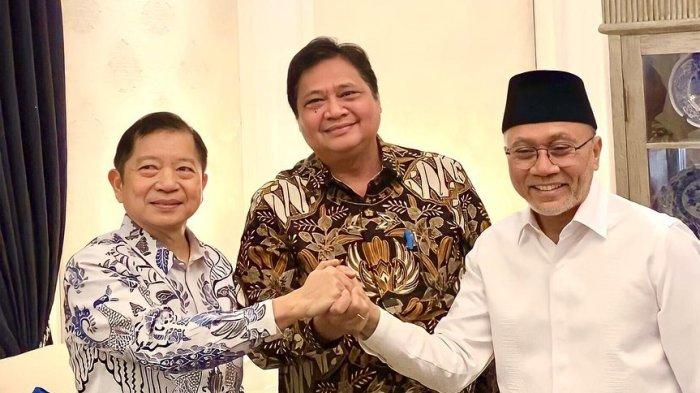 Zulhas Bertemu Suharso Serta Airlangga Hartarto, PAN Bakal Koalisi Dengan Golkar Dan PPP?