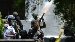 Militer Sri Lanka Serang Demonstran
