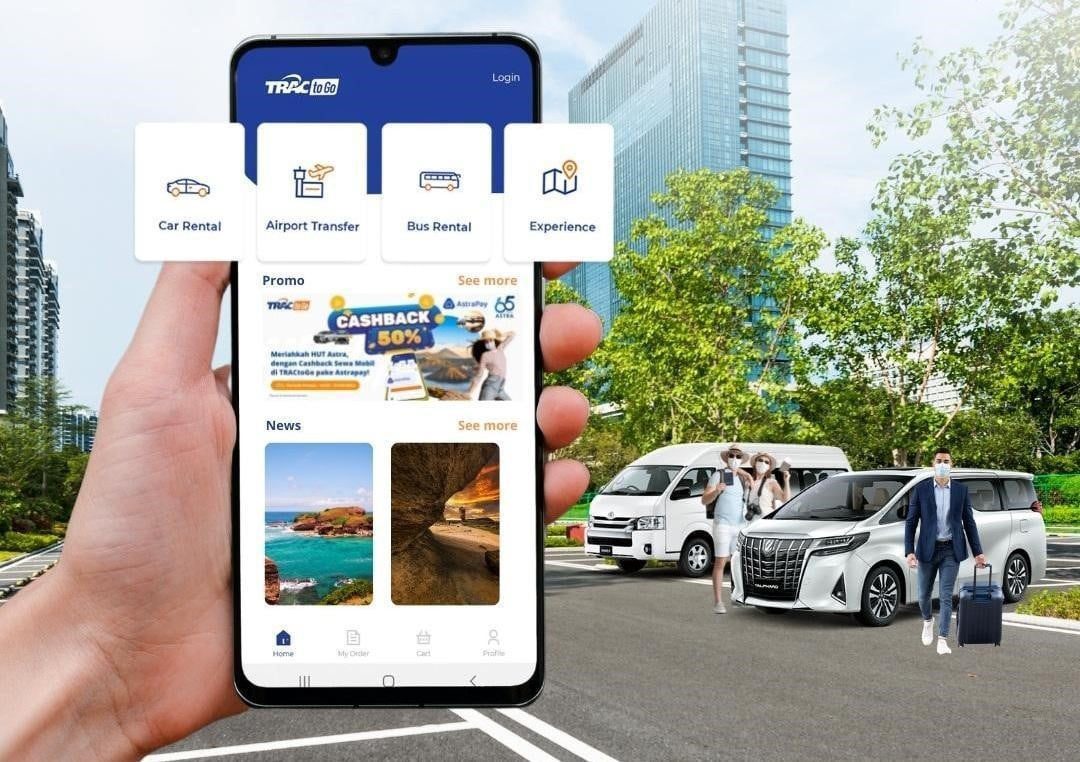 TRACtoGo Aplikasi Rental Mobil Pelayanan Lengkap
