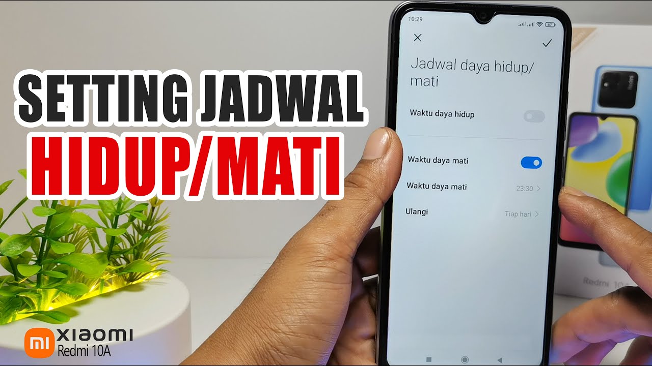 Cara Setting HP Mati dan Hidup Otomatis Xiaomi