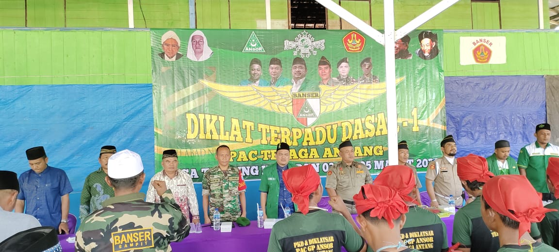 dtd Banser telaga antang desa tanjung harapan