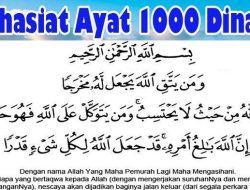 Bacaan Doa Ayat Seribu Dinar: Keutamaan Dan Bacaan Ayatnya