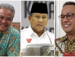 Survei LSP: Elektabilitas Prabowo Subianto Teratas, Dibuntuti Ganjar Pranowo Dan Anies Baswedan