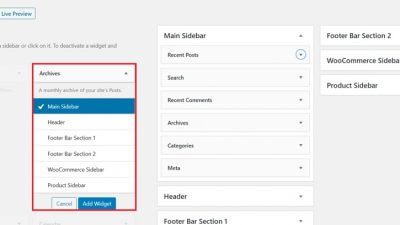 Cara Mengatur Sidebar di WordPress