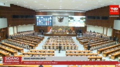 DPR Sahkan Perppu Pemilu Jadi Undang-Undang