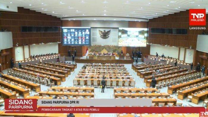 DPR Sahkan Perppu Pemilu Jadi Undang-Undang