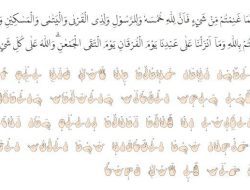 Surat Al-Anfal Ayat 41 Dalam Tulisan Arab Dan Latin, Beserta Tafsir Dan Terjemahan
