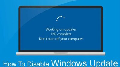 Cara Mudah Mematikan Update Windows