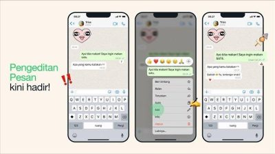 Whatsapp Punya Fitur Baru: Edit Pesan Setelah Dikirim, Tanpa Hapus Chat