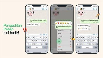 WhatsApp Punya Fitur Baru: Edit Pesan Setelah Dikirim, Tanpa Hapus Chat