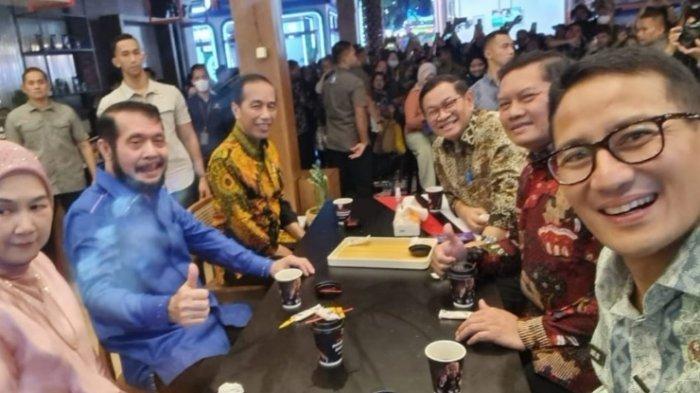 Ngopi Bareng Di Kemayoran, Jokowi Tanya Sandiaga Uno Tugas Barunya Di PPP