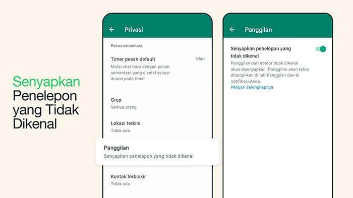 WhatsApp Memperkenalkan Fitur Baru: Bisukan Panggilan Dari Orang Tidak Dikenal