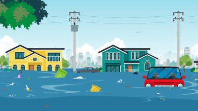 Curah Hujan Tinggi, Arut Utara Diterjang Banjir