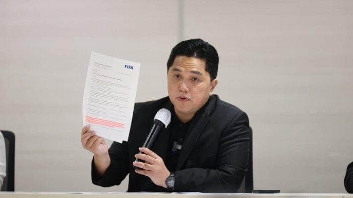 Erick Thohir Sebut Pergantian Rumput Hybrid JIS Atas Kehendak FIFA