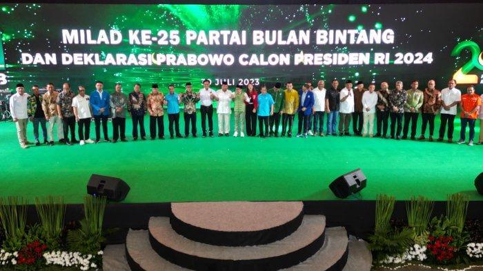 Partai Bulan Bintang (PBB) Resmi Mendukung Prabowo Subianto Sebagai Calon Presiden Di Pilpres 2024