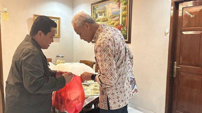 PPP: Tidak Ada Agenda Khusus Dari Pertemuan Ganjar Pranowo Dan Erick Thohir