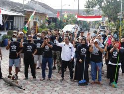 Gardu Ganjar Banten Menggelar Fogging Dan Kerja Bakti Untuk Mendorong Kesadaran Lingkungan Di Kabupaten Serang