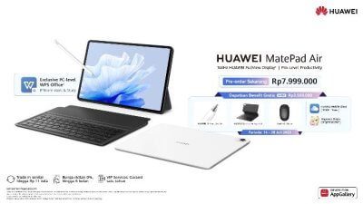 Tablet HUAWEI MatePad Air: Kombinasi Canggih, Ringan, dan Fitur Unggulan